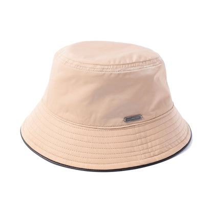 SOLARIS & Co. DOUBLE FACE BUCKET HAT"BIRDMAN" BEIGE【21AW01001】(N)