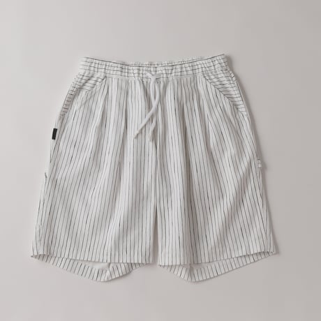 S.F.C STRIPE PAINTER SHORTS White-Black【SFCSS25P07】(N)