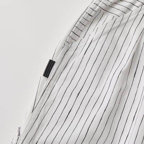 S.F.C STRIPE PAINTER SHORTS White-Black【SFCSS25P07】(N)