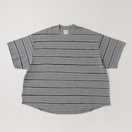 S.F.C SUPER BIG MIX SIDE STRIPES SS TEE Grey-Navy【SFCSS25CS13】