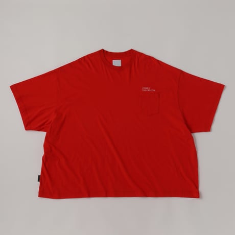 S.F.C SUPER BIG FLAT POCKET SS TEE Red【SFCSS25CS16】