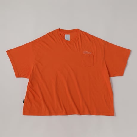S.F.C SUPER BIG FLAT POCKET SS TEE Orange 【SFCSS25CS16】