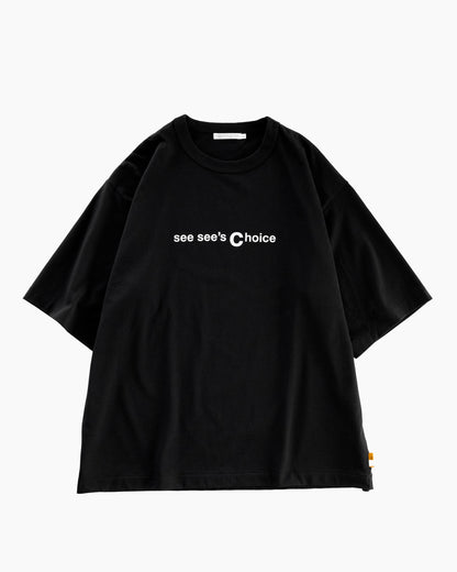 SEESEE'S Choice Logo Tee【Black/White】