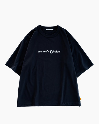 SEESEE'S Choice Logo Tee【Navy/White】