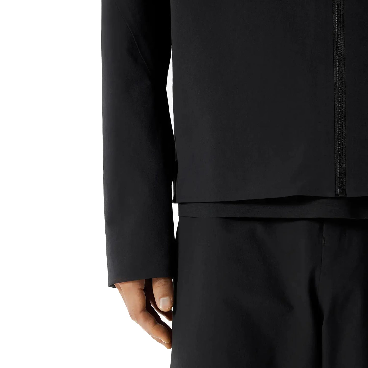 ARC'TERYX VEILANCE Isogon MX Jacket Men's Black 着用袖部分
