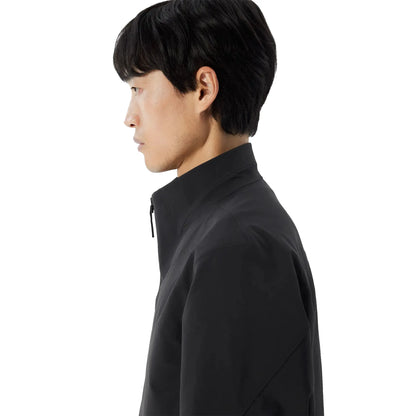 ARC'TERYX VEILANCE Isogon MX Jacket Men's Black 着用首元側面