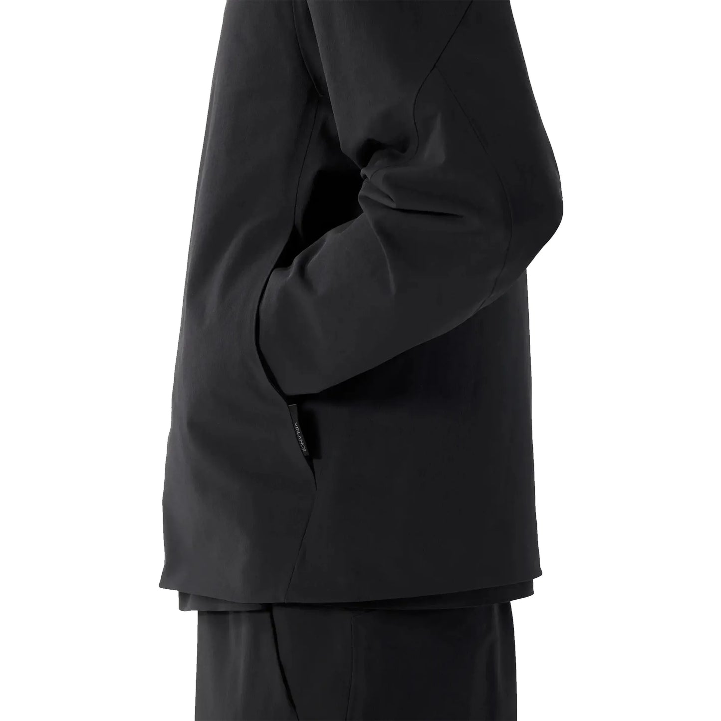 ARC'TERYX VEILANCE Isogon MX Jacket Men's Black 着用ポケット詳細