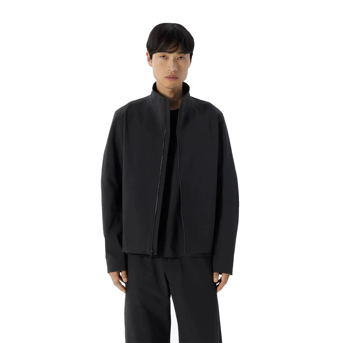 ARC'TERYX VEILANCE Isogon MX Jacket Men's Black 着用前開き