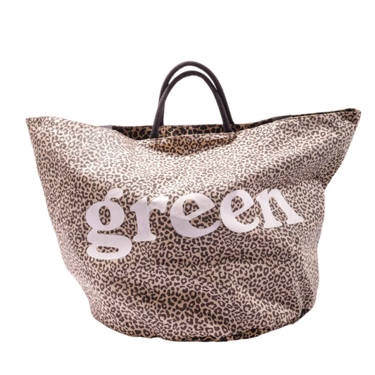 Mister Green LARGE ROUND TOTE / GROW BAG LEOPARD [LARGETOTE] (N)