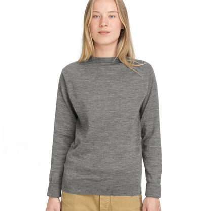 ANDERSEN-ANDERSEN Marine Crewneck 着用イメージ レディース　正面