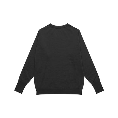 ANDERSEN-ANDERSEN Marine Crewneck Black 正面