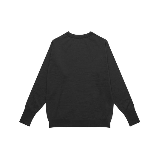 ANDERSEN-ANDERSEN Marine Crewneck Black 正面