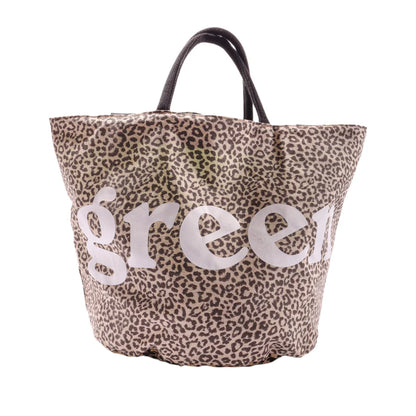 Mister Green MEDIUM ROUND TOTE / GROW BAG LEOPARD【MEDTOTE】(N)
