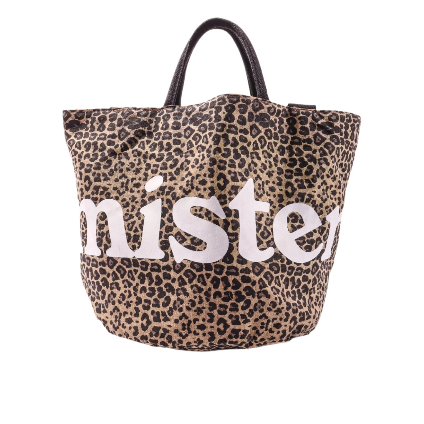 Mister Green MEDIUM ROUND TOTE / GROW BAG LEOPARD【MEDTOTE】(N)