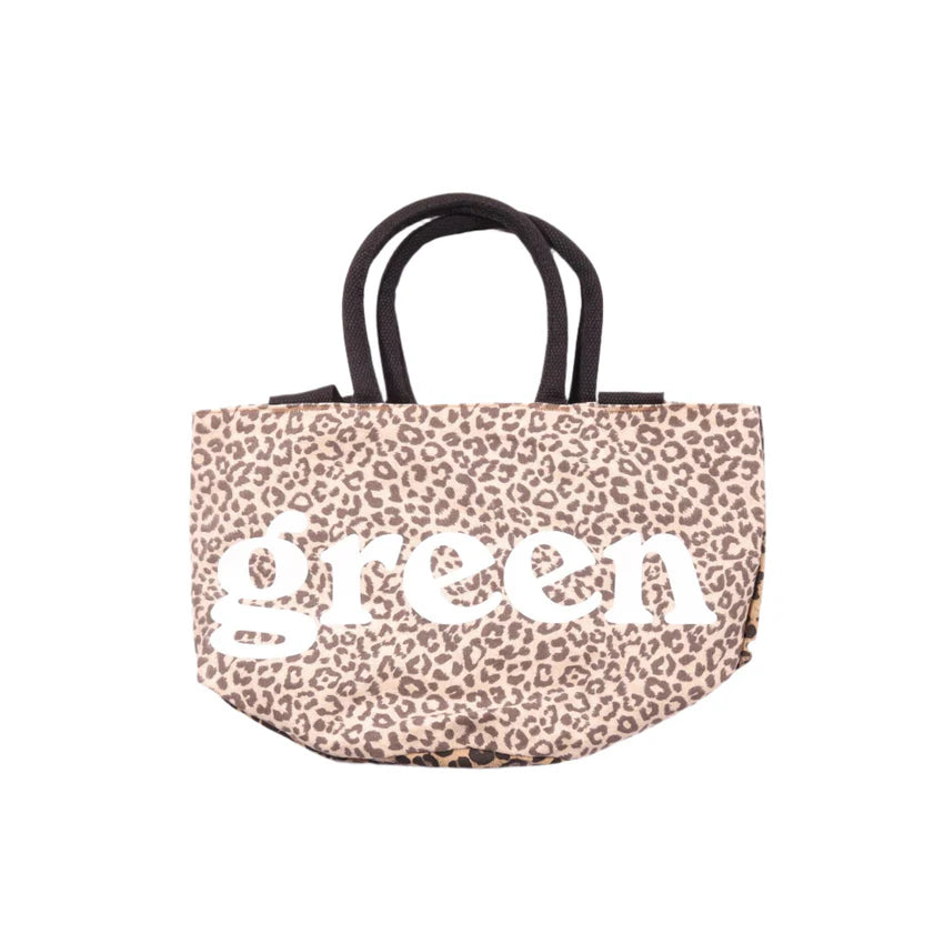Mister Green SMALL ROUND TOTE / GROW BAG LEOPARD【SMALLTOTE】(N)