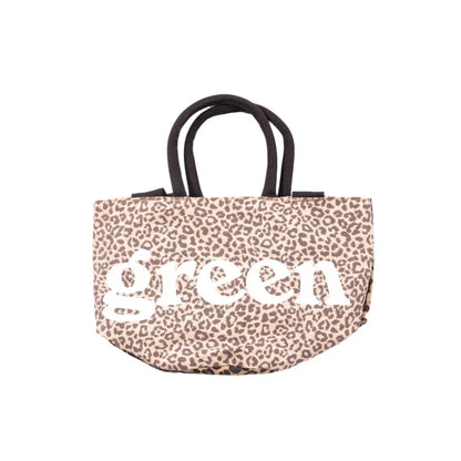 Mister Green SMALL ROUND TOTE / GROW BAG LEOPARD【SMALLTOTE】(N)
