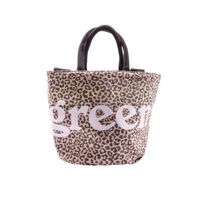 Mister Green SMALL ROUND TOTE / GROW BAG LEOPARD【SMALLTOTE】(N)