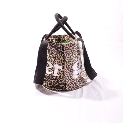 Mister Green SMALL ROUND TOTE / GROW BAG LEOPARD【SMALLTOTE】(N)