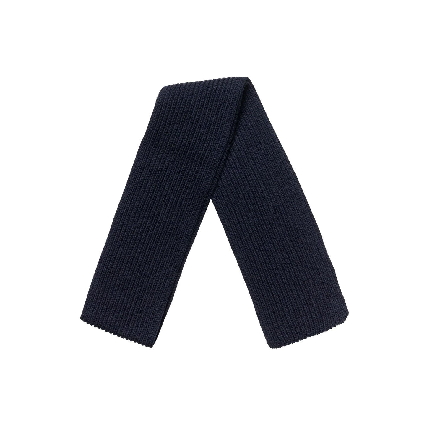 ANDERSEN-ANDERSEN Short Scarf Navy Blue