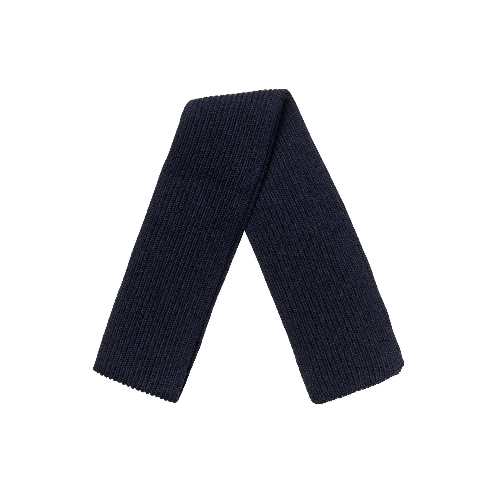 ANDERSEN-ANDERSEN Short Scarf Navy Blue