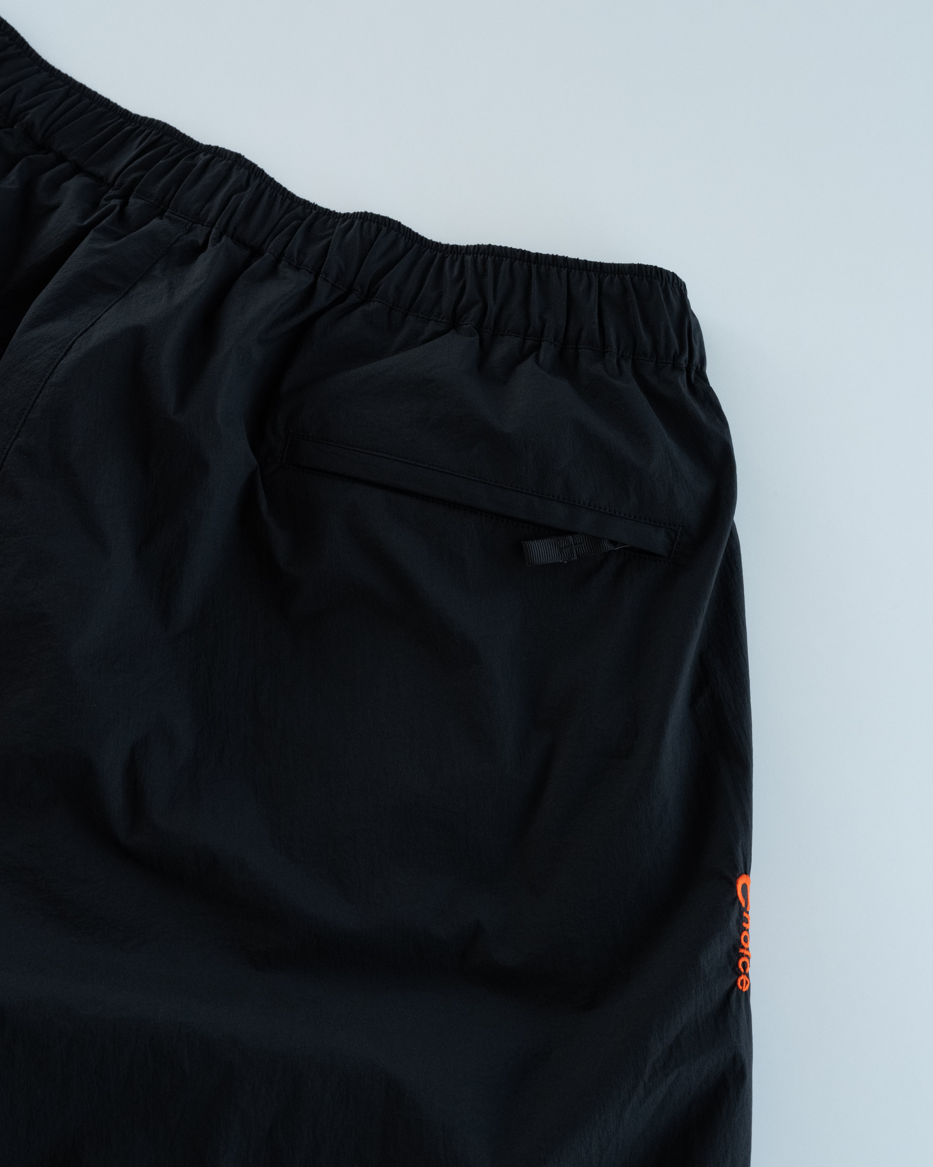 SEESEE'S Choice Easy Double Pleated Shorts【Black/Orange】 – STUDY