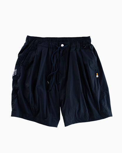 SEESEE'S Choice Easy Double Pleated Shorts【Navy/White】