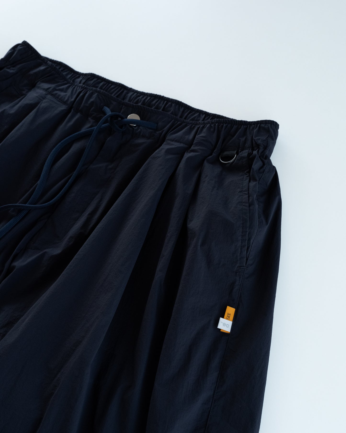 SEESEE'S Choice Easy Double Pleated Shorts【Navy/White】