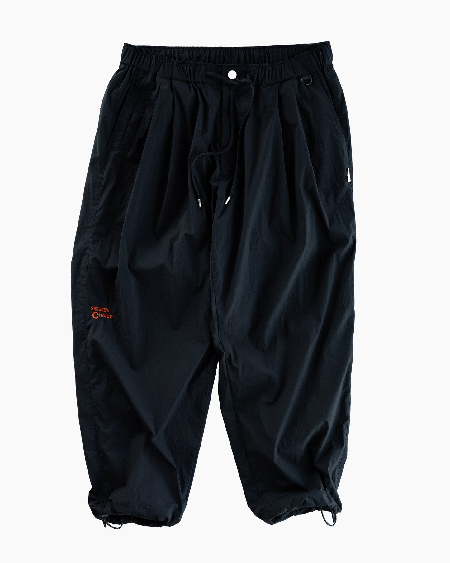 SEESEE'S Choice Easy Double Pleated Trouser【Black/Orange】