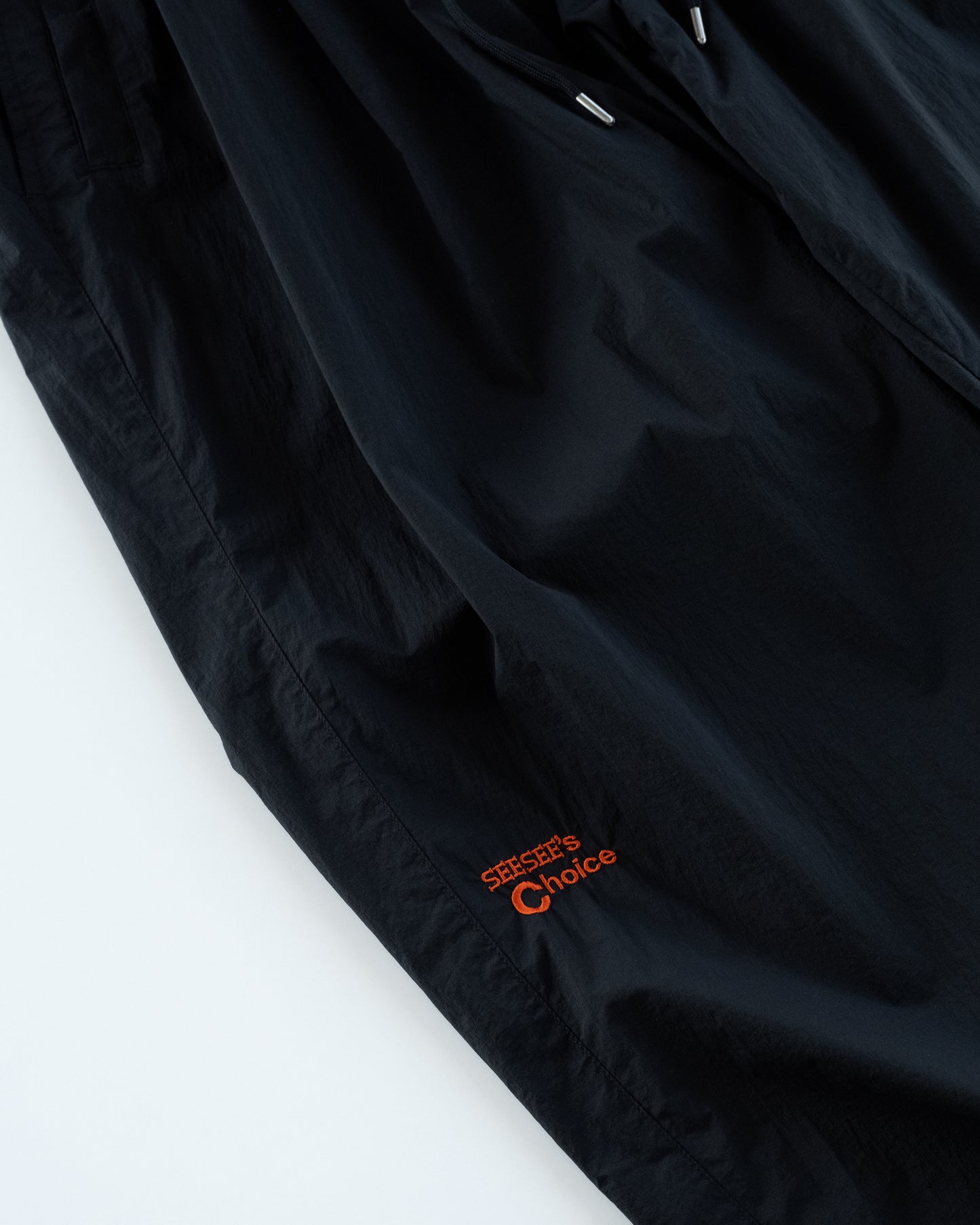 SEESEE'S Choice Easy Double Pleated Trouser【Black/Orange】