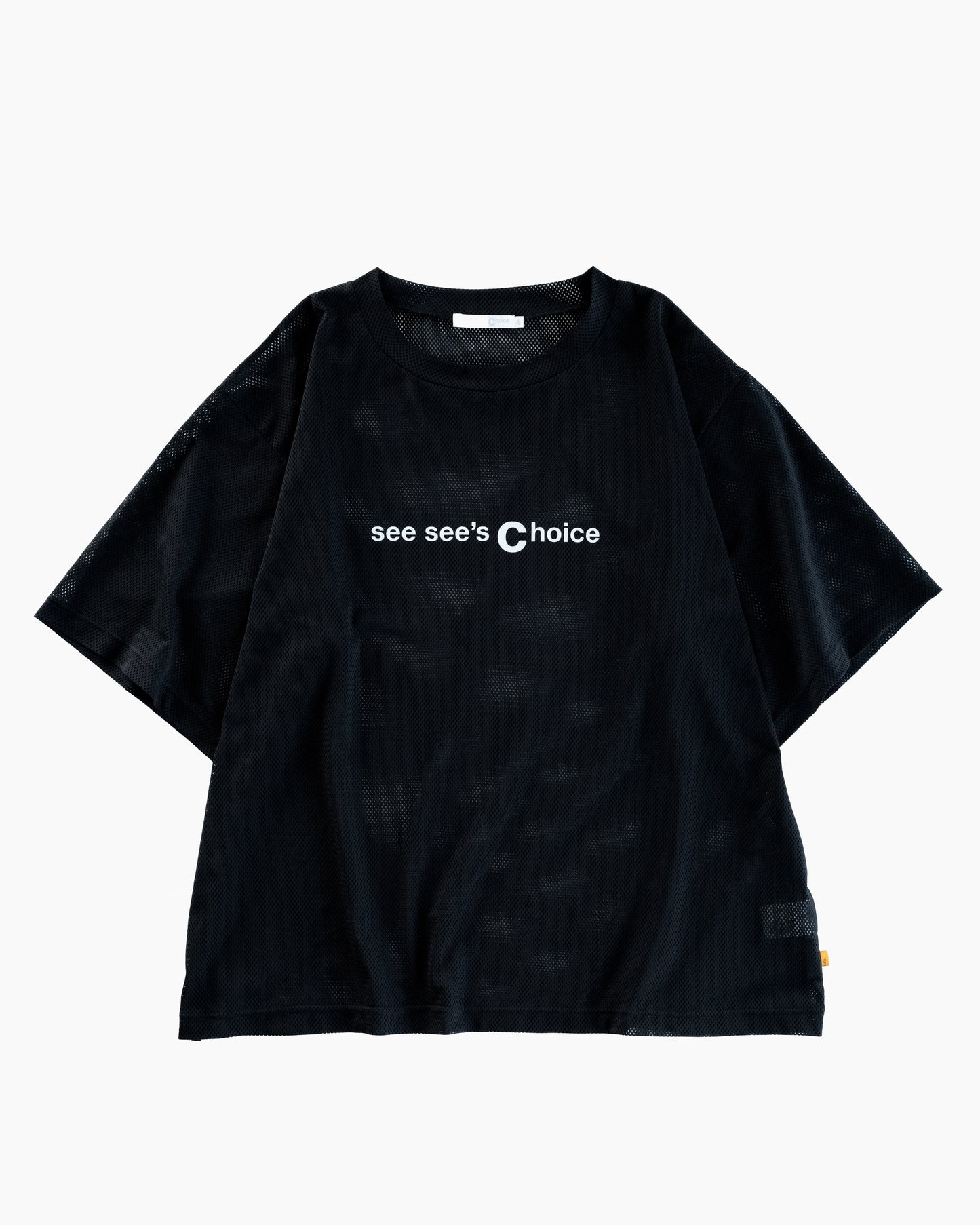 SEESEE'S Choice Mesh Tee【Black/White】