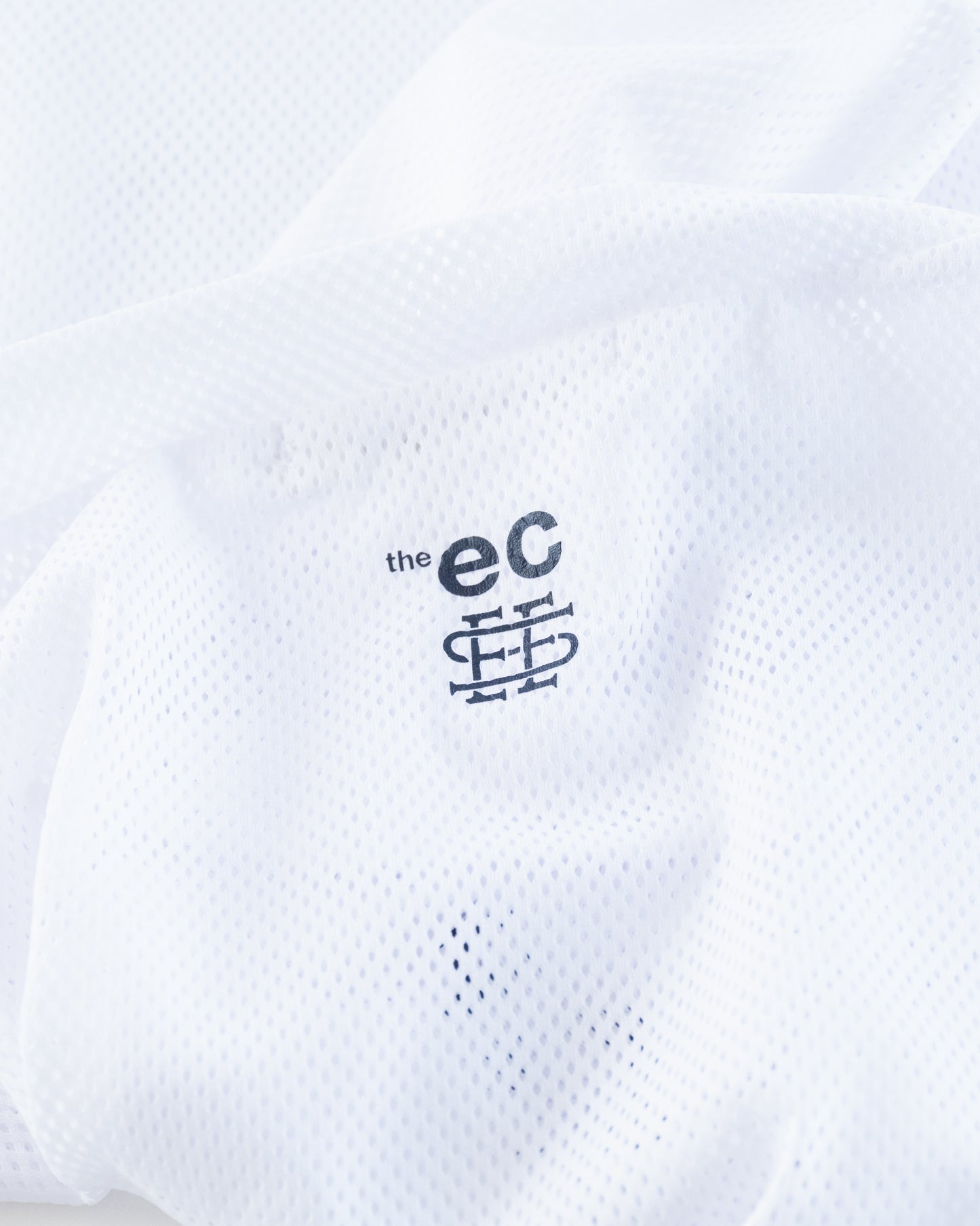 SEESEE'S Choice Mesh Tee【White/Navy】