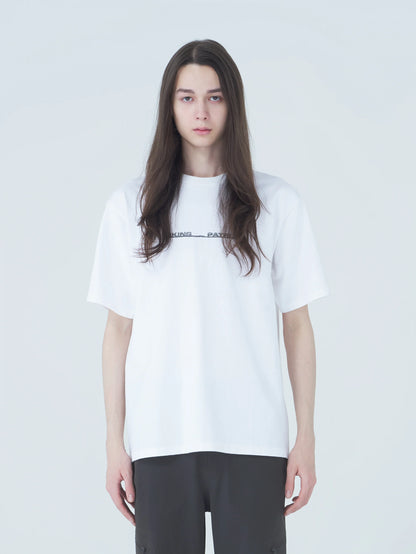 Hiking Patrol Ink Drop S/S T-Shirt White 着用イメージ 正面
