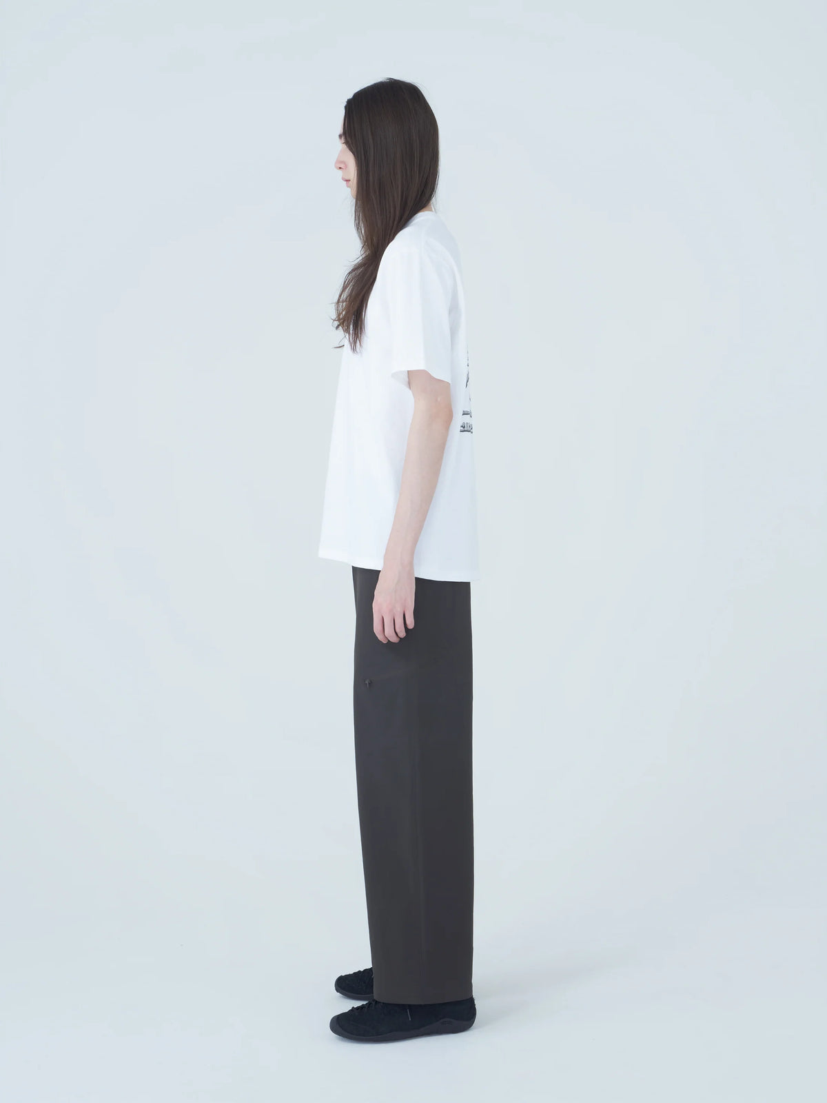 Hiking Patrol Ink Drop S/S T-Shirt White 着用イメージ 側面
