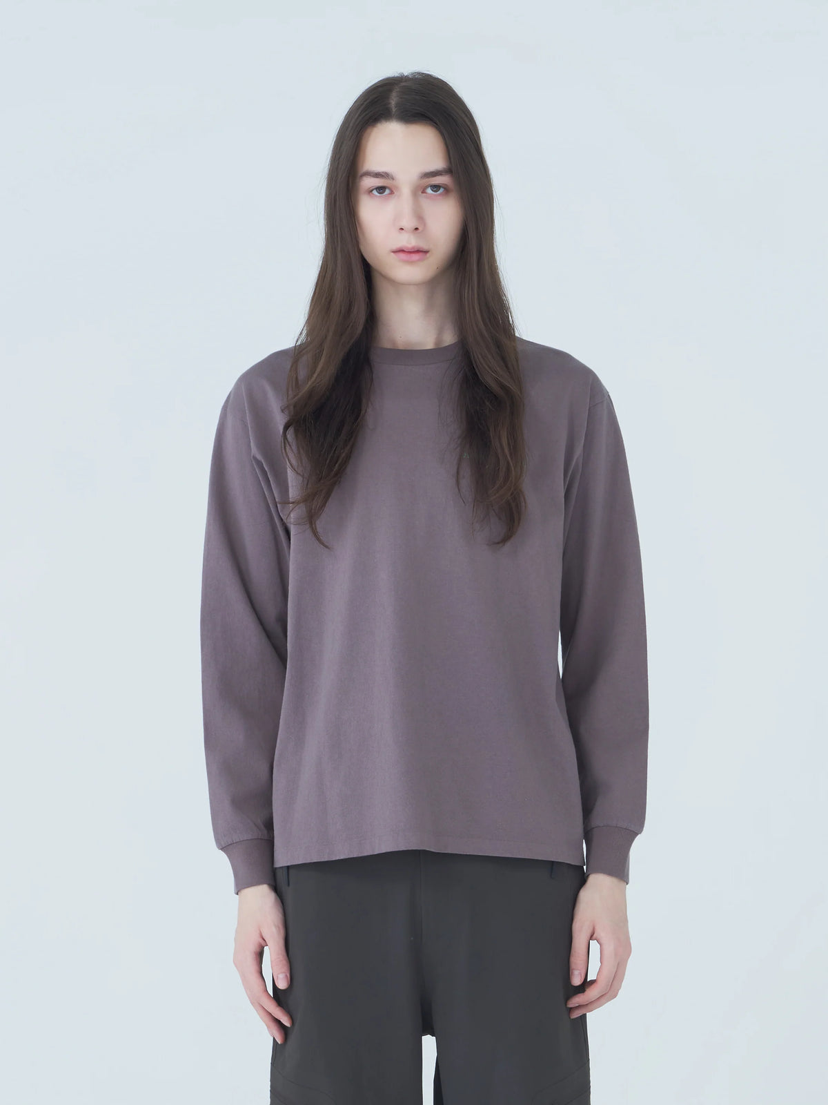 Hiking Patrol Stone L/S T-shirt Khaki 着用イメージ 正面