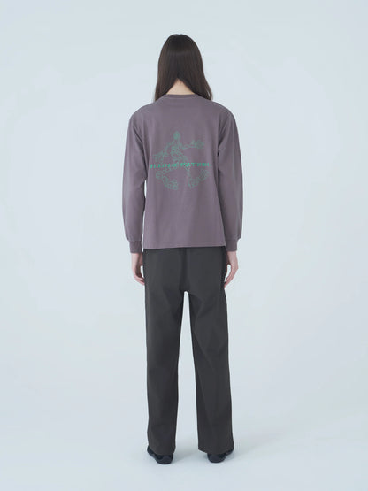 Hiking Patrol Stone L/S T-shirt Khaki 着用イメージ 背面